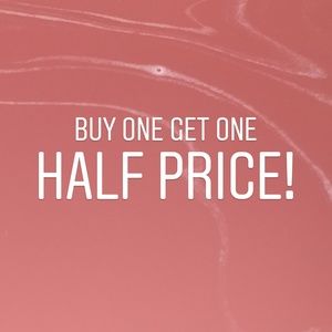 BUY HIGH PRICE GET HALF OFF LOWER PRICE ITEM